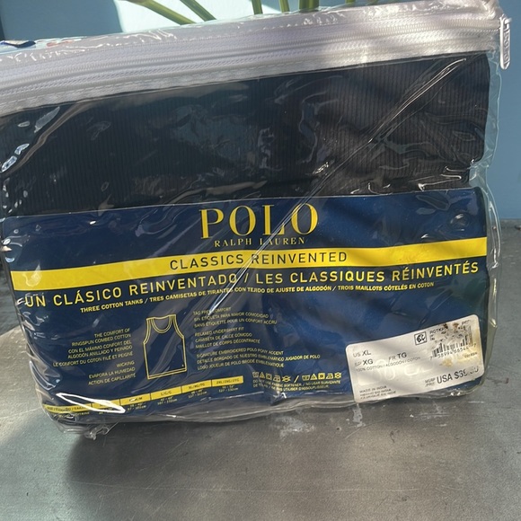 Polo Classic Fit Ribbed Tanks - Picture 2 of 2